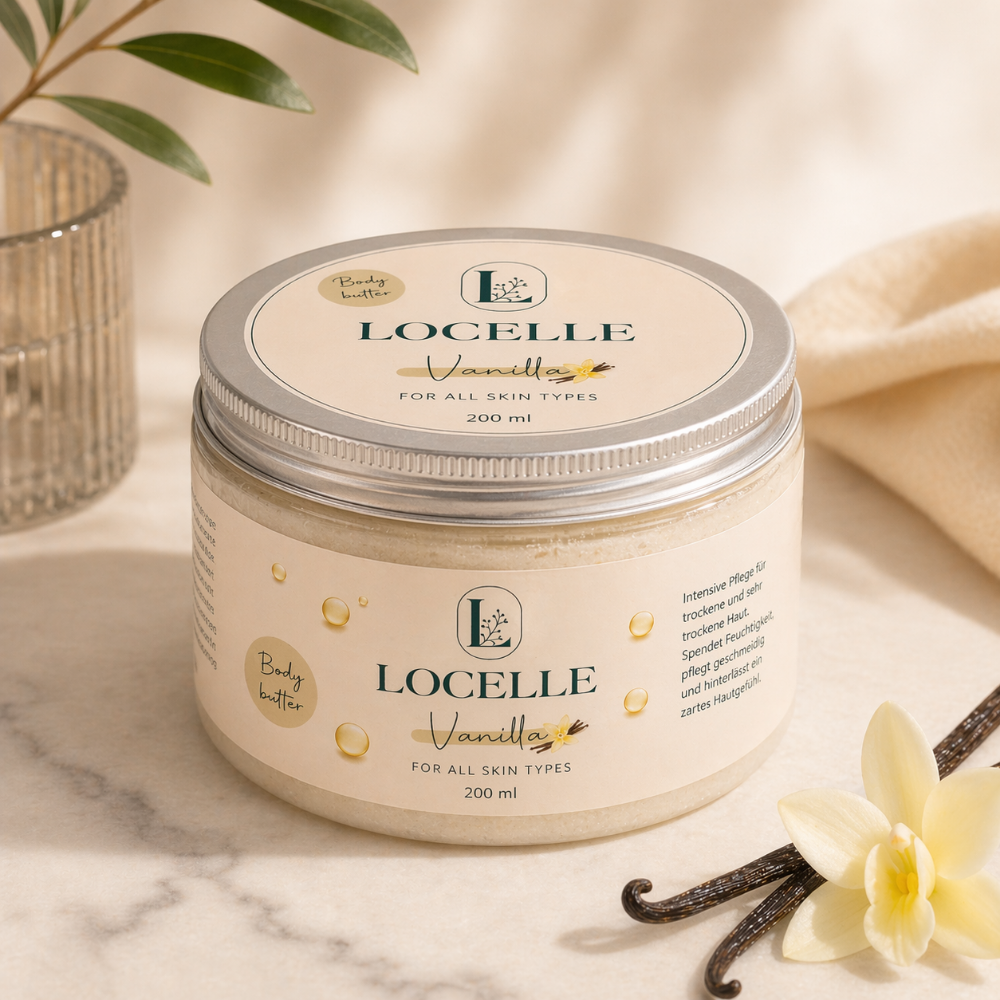 Locelle Body Butter Vanilla – Intensive Pflege für trockene Haut