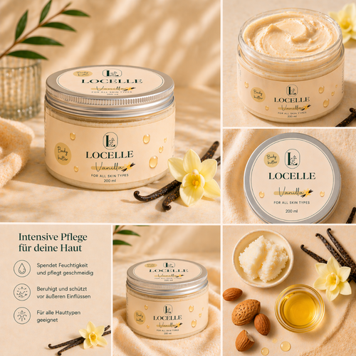 Locelle Body Butter Vanilla – Intensive Pflege für trockene Haut