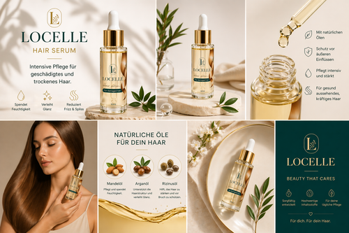 Locelle Hair Serum – Intensive Pflege für geschädigtes & trockenes Haar
